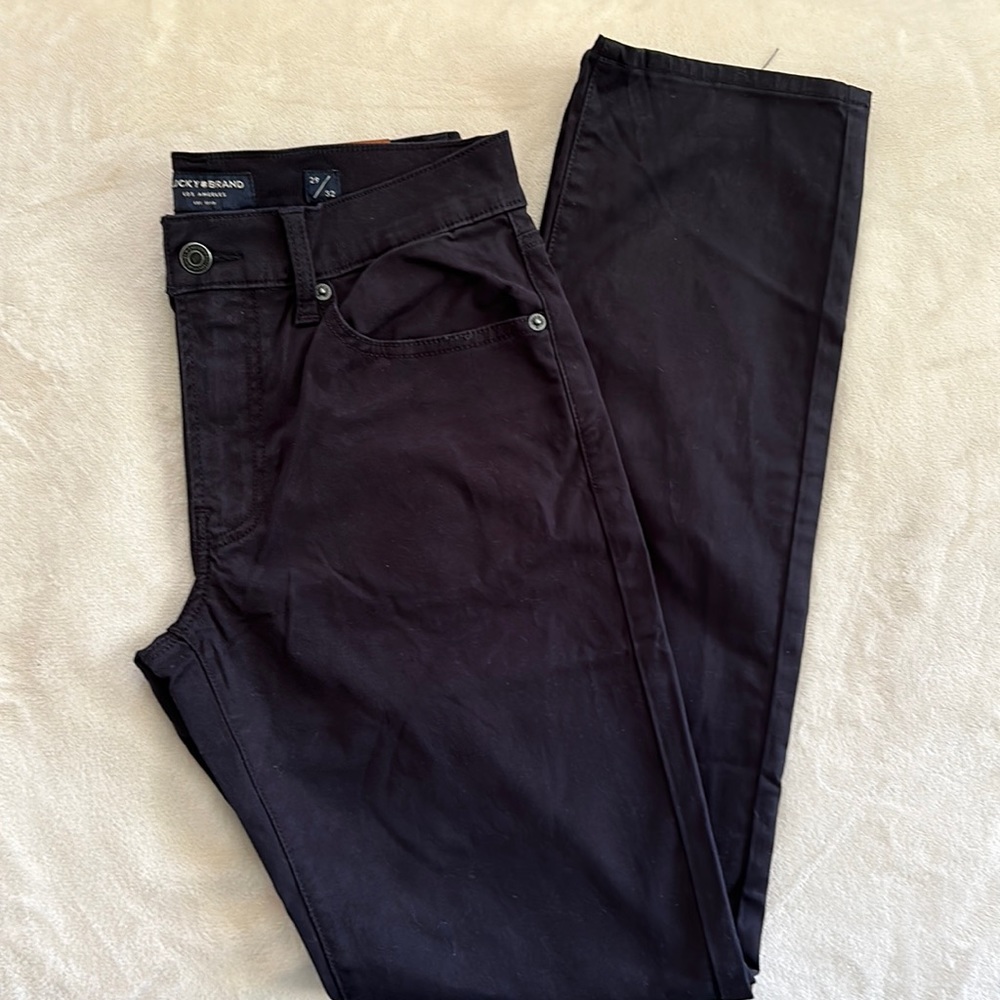 LUCKY 121 Slim Straight Sateen Stretch kahkis